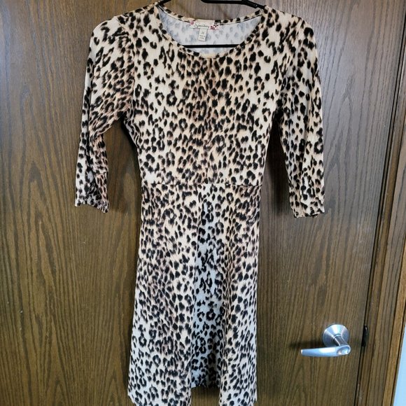 Speechless Girls Leopard Stretch Dress Size 16 - Picture 3 of 9